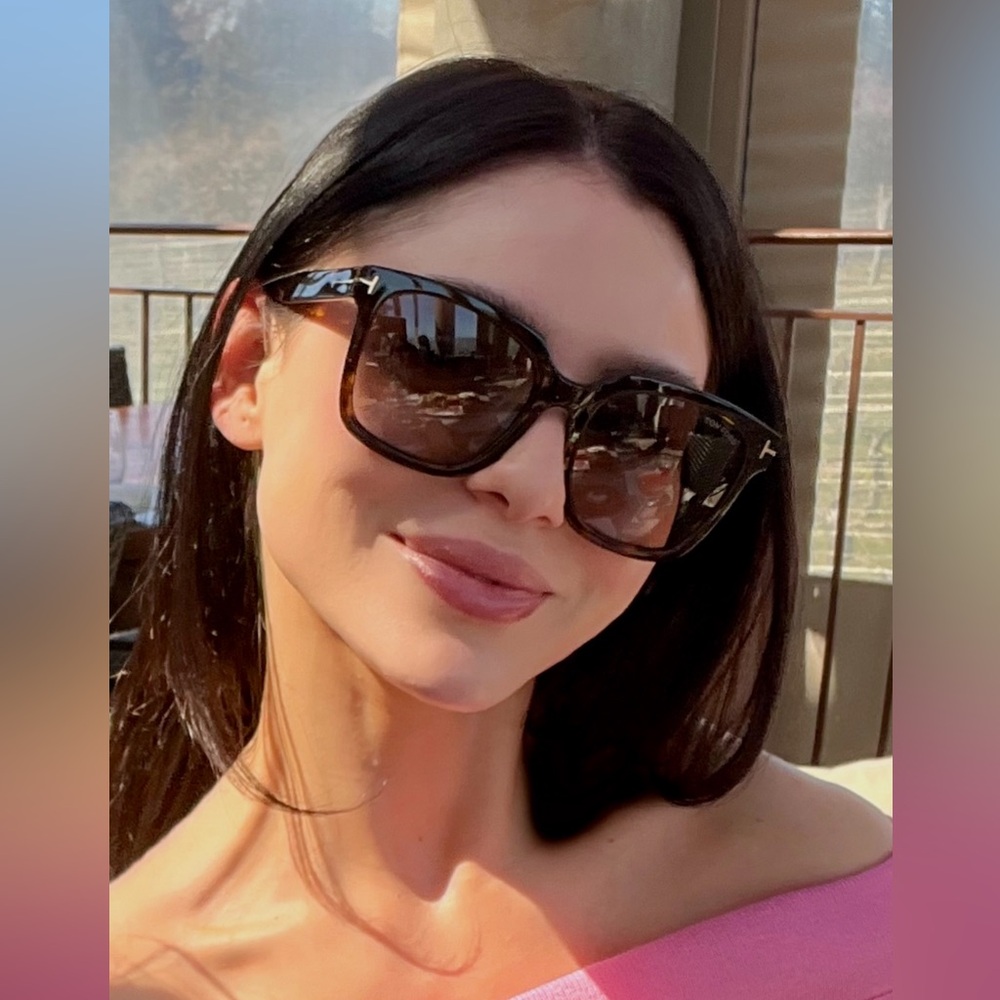 TOM FORD Shelby Tortoise Shell Sunglasses - Picture 9 of 11